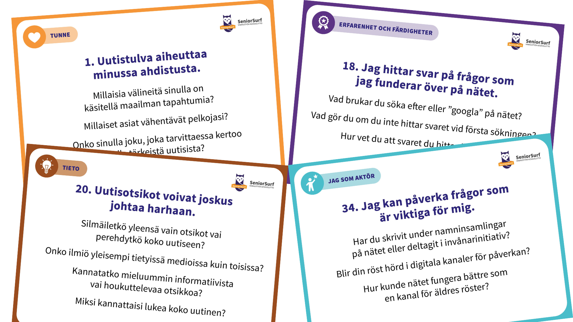 Mediataitokortit senioreille
