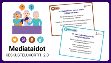 Mediataitokortit uudistuivat: materiaalit nyt myös ruotsiksi