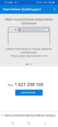 Ilmoita koodi opastajalle